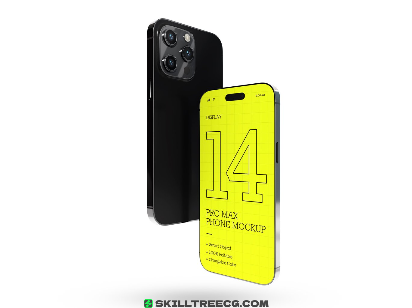 图片[2]-Realistic iPhone 14 Pro Max Screen Psd Mockups（286318）-技能树